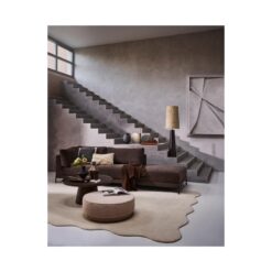 Pearl XL Poef Naturel Melange 80cm