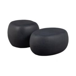 Pebble Bijzettafel Betonlook Antraciet 50cm