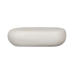 Pebble Salontafel Betonlook Wit 100cm