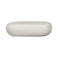 Pebble Salontafel Betonlook Wit 100cm