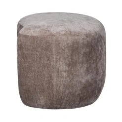Popular Organische Poef Taupe 73cm