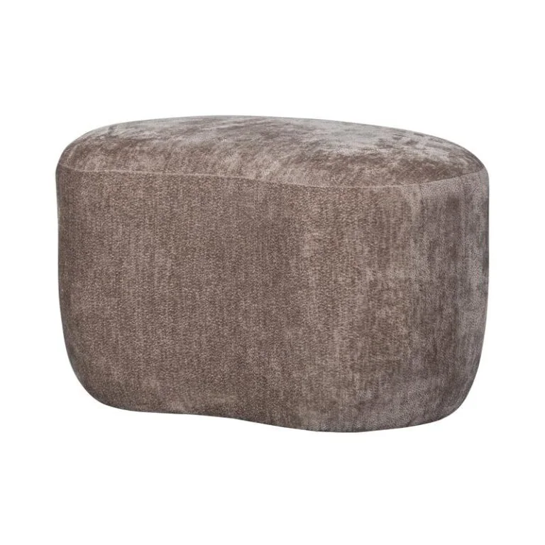 Popular Organische Poef Taupe 73cm