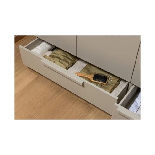 Pure 3-Deurs Kledingkast Splitdeur Dennenhout Dust 95cm