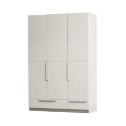 Pure 3-Deurs Kledingkast Splitdeur Dennenhout Dust 95cm
