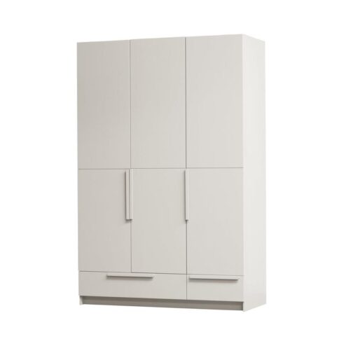 Pure 3-Deurs Kledingkast Splitdeur Dennenhout Dust 95cm