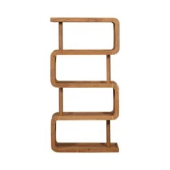 Rattle Open Kast Hout Naturel 82cm