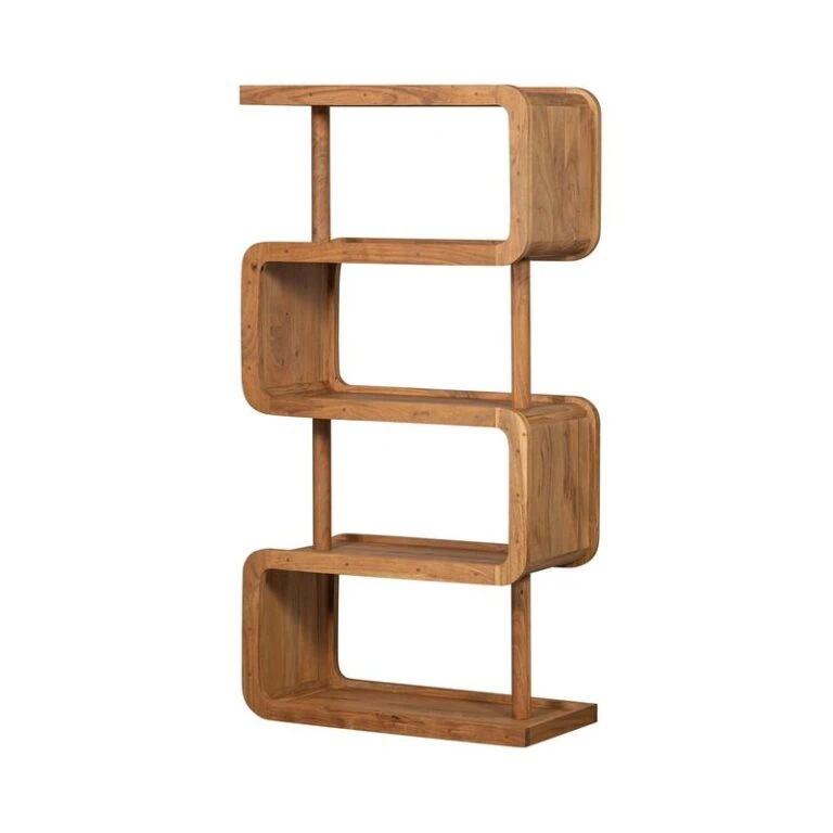 Rattle Open Kast Hout Naturel 82cm