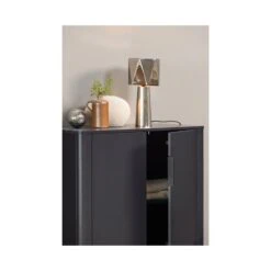 Rea 1-lichts Tafellamp Metaal Chroom