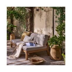 Relax Tuin 3-Zits Bank Acaciahout Naturel/Zand