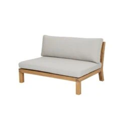 Relax Tuin Loungestoel Acaciahout Naturel/Zand