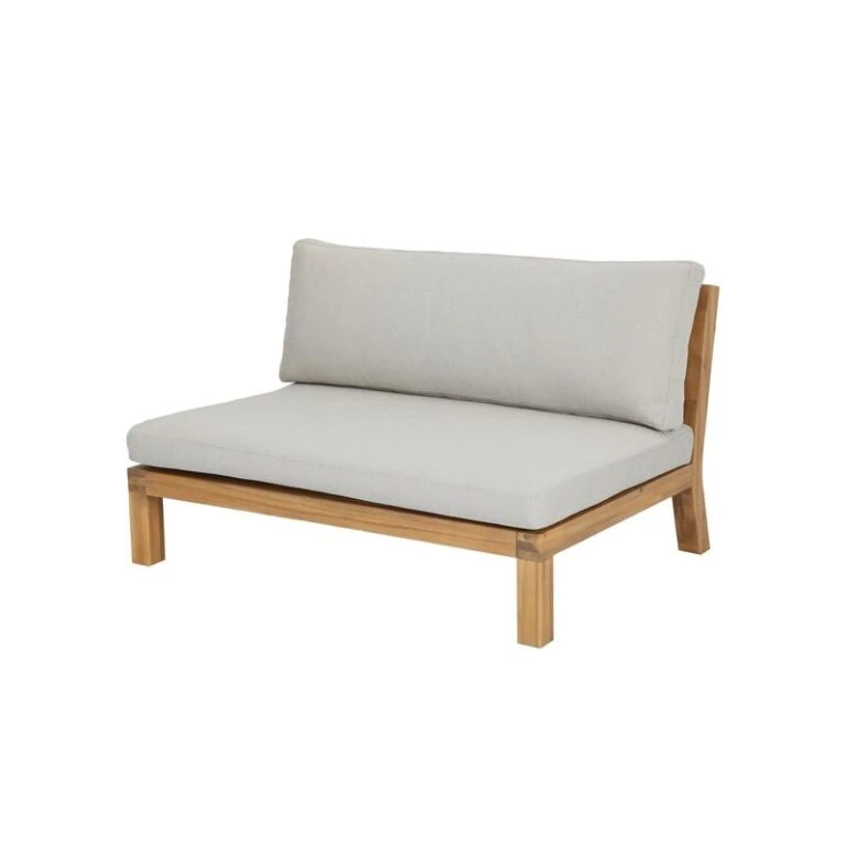 Relax Tuin Loungestoel Acaciahout Naturel/Zand