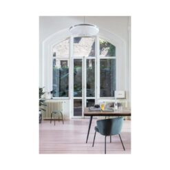 Rhombic Eettafel Hout/Metaal 220cm