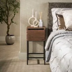 Roberto XS Nachtkastje 1 lade Acaciahout 30cm