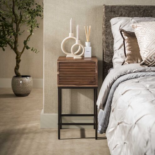 Roberto XS Nachtkastje 1 lade Acaciahout 30cm