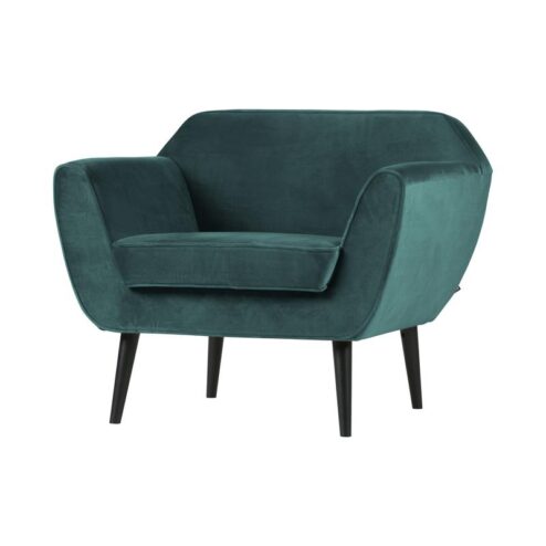 Rocco Fauteuil Velvet Groenblauw 92cm