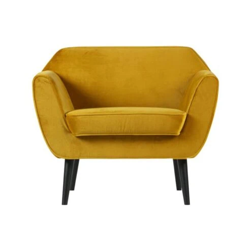 Rocco Fauteuil Velvet Oker 92cm