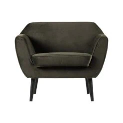 Rocco Fauteuil Velvet Warmgroen 92cm