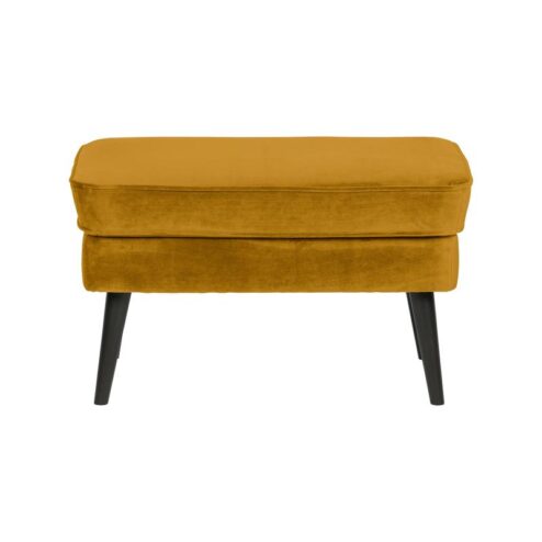 Rocco Hocker Velvet Oker 77cm