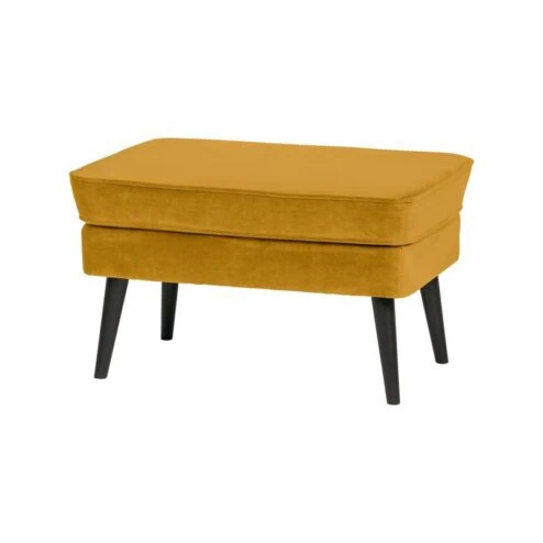 Rocco Hocker Velvet Oker 77cm