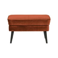 Rocco Hocker Velvet Roest 77cm