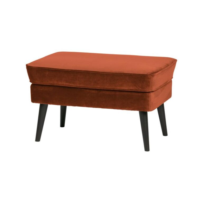Rocco Hocker Velvet Roest 77cm