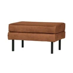 Rodeo Hocker Ecoleer Cognac 84cm (1)