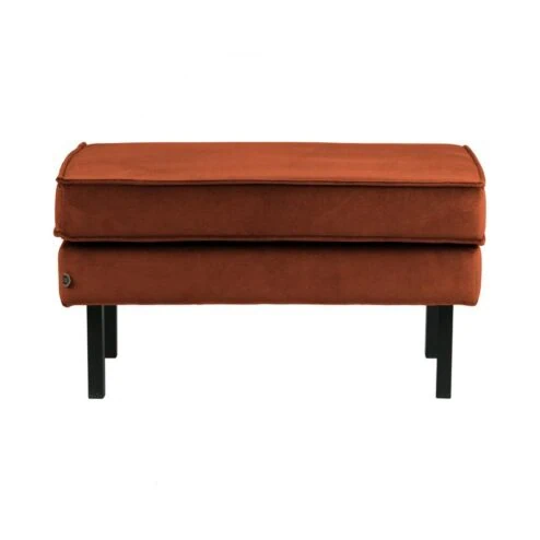 Rodeo Hocker Velvet Roest 84cm