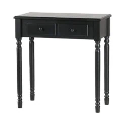 Romy Sidetable Hout Zwart 75cm