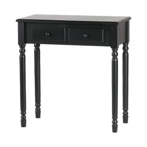 Romy Sidetable Hout Zwart 75cm