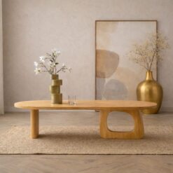 Rona Salontafel open Naturel mangohout 110cm