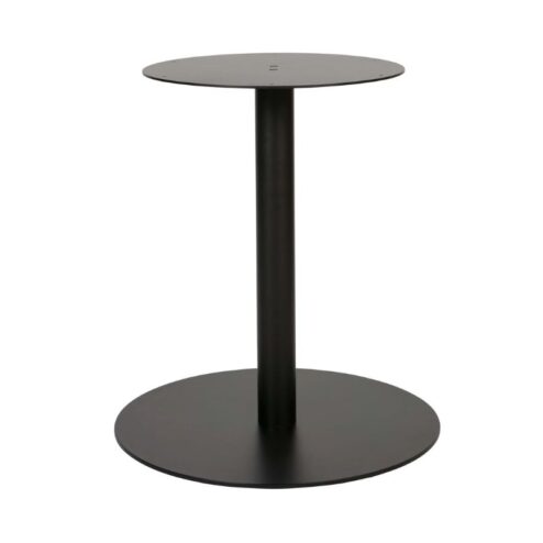 Ronde Tafelpoot Metaal Zwart 64cm