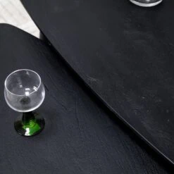 Salontafel Isla set van 2 zwart 110/71cm