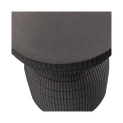 Samson Bijzettafel Rond Donkerbruin 37cm