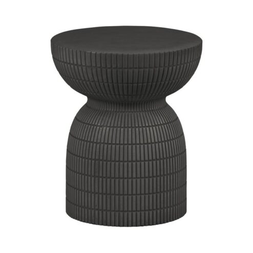 Samson Bijzettafel Rond Donkerbruin 37cm