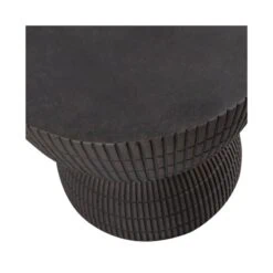 Samson Bijzettafel Rond Donkerbruin 40cm