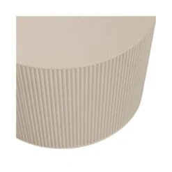 Sanne Bijzettafel Rond MDF Beige 60cm