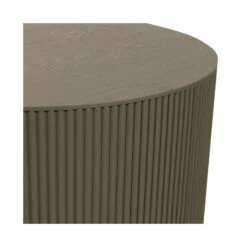 Sanne Bijzettafel Rond MDF Militair Groen 60cm