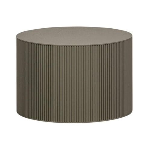 Sanne Bijzettafel Rond MDF Militair Groen 60cm