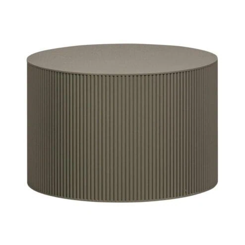 Sanne Bijzettafel Rond MDF Militair Groen 60cm