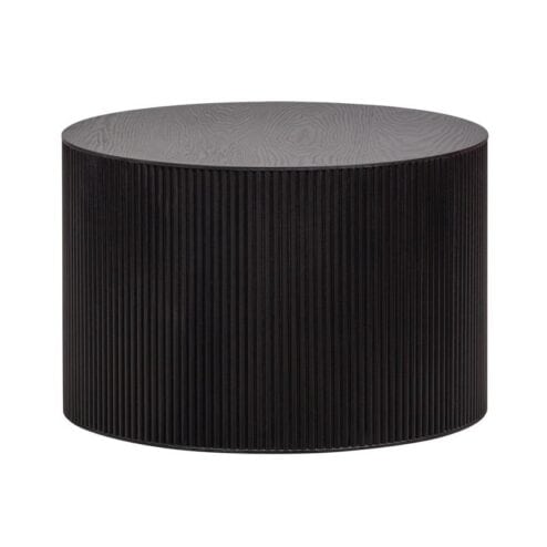 Sanne Bijzettafel Rond MDF Zwart 60cm