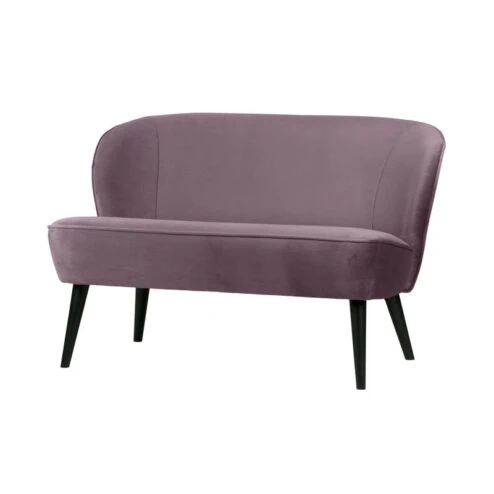 Sara Bankje Velvet Warm Lila 110cm