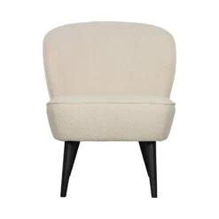 Sara Fauteuil Boucle Creme