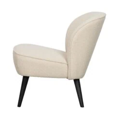 Sara Fauteuil Boucle Creme
