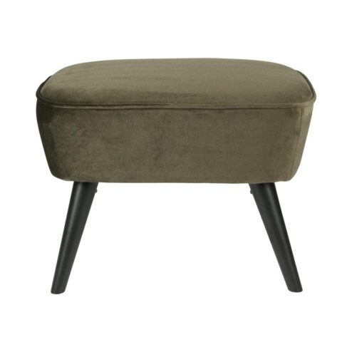 Sara Hocker Op Poten Velvet Warm Groen 56cm