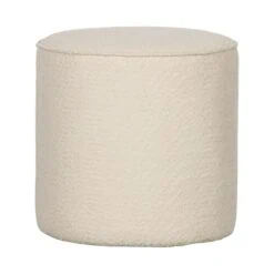 Sara Poef Hoog rond Boucle Creme 46cm