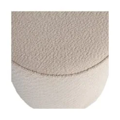 Sara Poef Hoog rond Boucle Creme 46cm