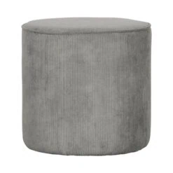 Sara Poef Hoog rond Ribstof Verweerd Groen 46cm