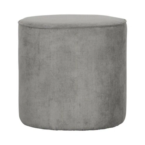 Sara Poef Hoog rond Ribstof Verweerd Groen 46cm