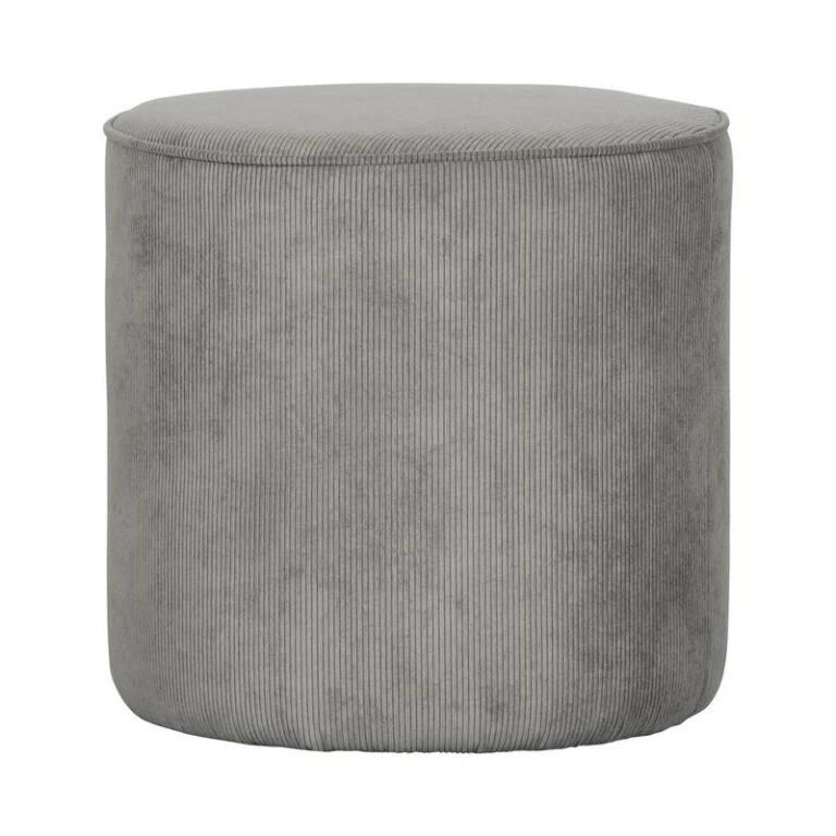 Sara Poef Hoog rond Ribstof Verweerd Groen 46cm