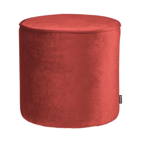 Sara Poef Hoog rond Velvet Framboos46cm